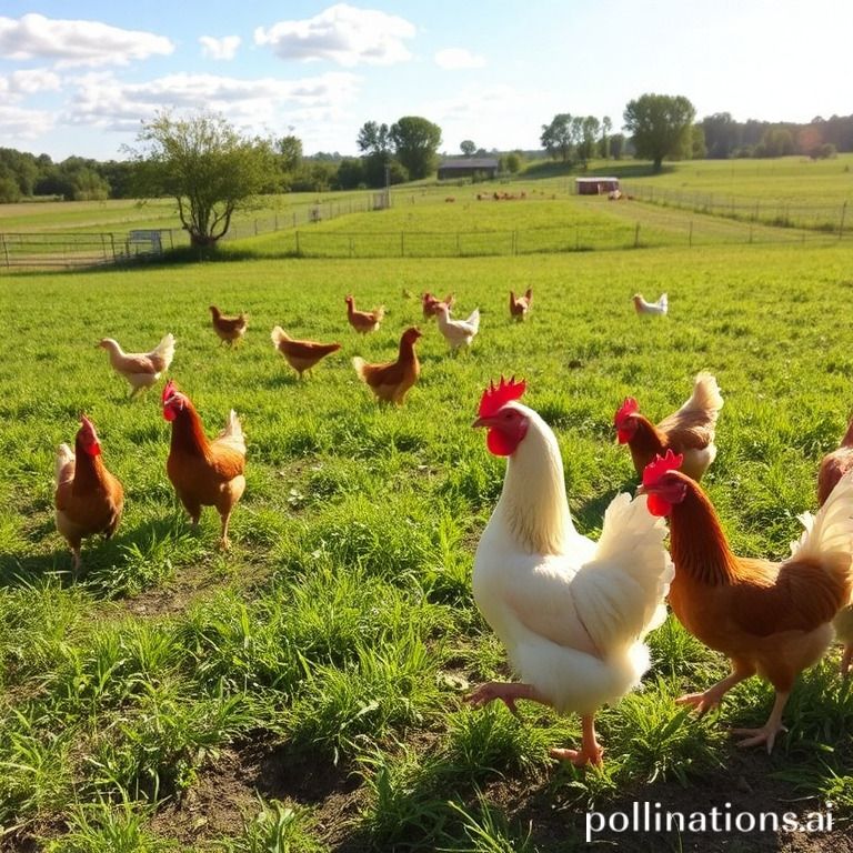 how many chickens can you have per acre